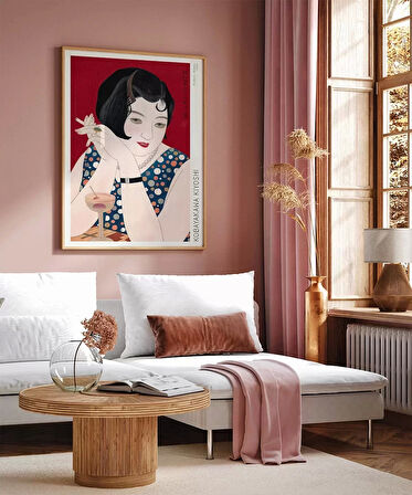 Çerçevesiz Poster Kobayakawa Kiyoshi Modern Kadın