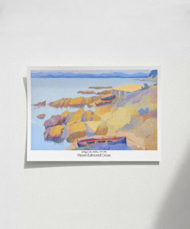 Çerçevesiz Poster Henri-Edmond Cross Calanque des Antibois 2