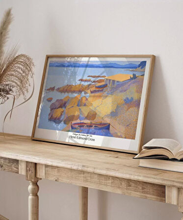 Çerçevesiz Poster Henri-Edmond Cross Calanque des Antibois 2