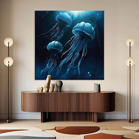 Denizin Derin Sırları Kanvas Tablo