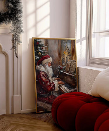 Çerçevesiz Poster Müzikal Noel Ruhu