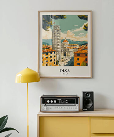 Çerçevesiz Poster Toskana’nın İncisi Pisa