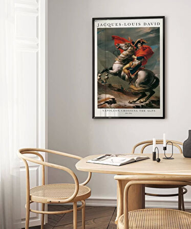 Çerçevesiz Poster Jacques Louis David Napolyon Alpleri Geçerken