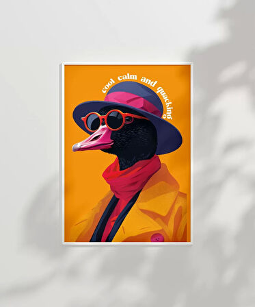 Çerçevesiz Poster Vak Vak Şıklık