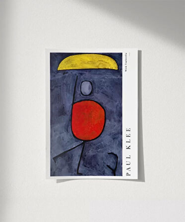 Çerçevesiz Poster Paul Klee Şemsiye