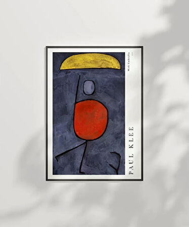 Çerçevesiz Poster Paul Klee Şemsiye