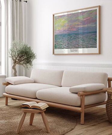 Çerçevesiz Poster Claude Monet Pouville'de Gün Batımı