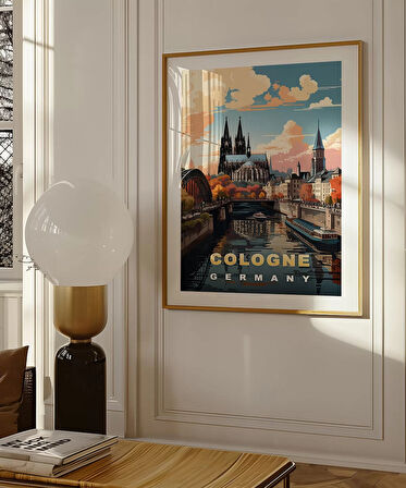 Çerçevesiz Poster Ren Nehri'nin İncisi