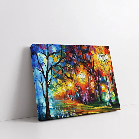 Gece Işıkları Kanvas Tablo