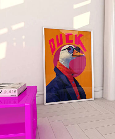 Çerçevesiz Poster Şık Ördek