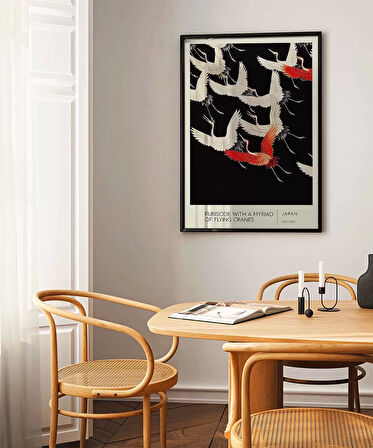 Çerçevesiz Poster Uçan Turnalar