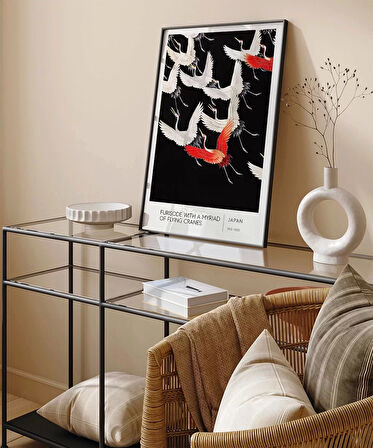 Çerçevesiz Poster Uçan Turnalar