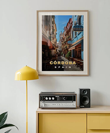 Çerçevesiz Poster Córdoba'nın Tarihi Sokakları