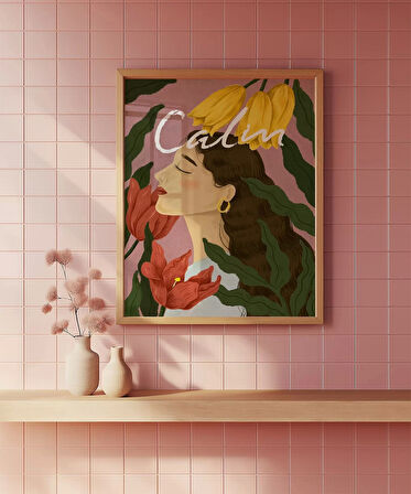 Çerçevesiz Poster Sakinlik Vaadı