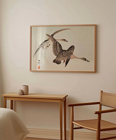 Çerçevesiz Poster Sessiz Kanatlar