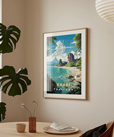 Çerçevesiz Poster Krabi, Tayland Seyahat