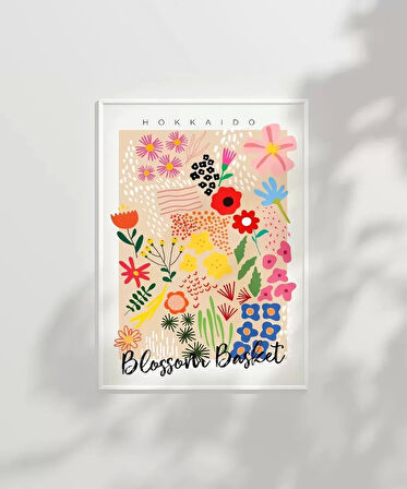 Çerçevesiz Poster Hokkaido Blossom Market