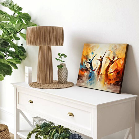 Zarif Dönüşler Kanvas Tablo