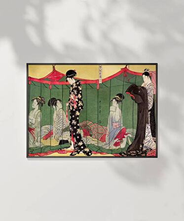 Çerçevesiz Poster Japon Kültürünün Dokusu