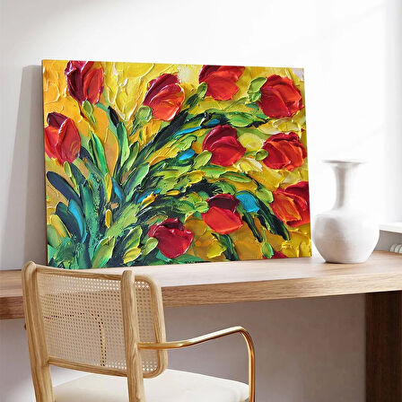 Lale Çiçekleri Kanvas Tablo