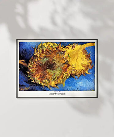 Çerçevesiz Poster Vincent Van Gogh Ayçiçekleri