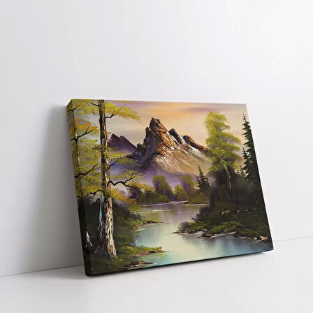 Dağ Yamacı Serenadı Kanvas Tablo