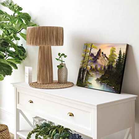 Dağ Yamacı Serenadı Kanvas Tablo