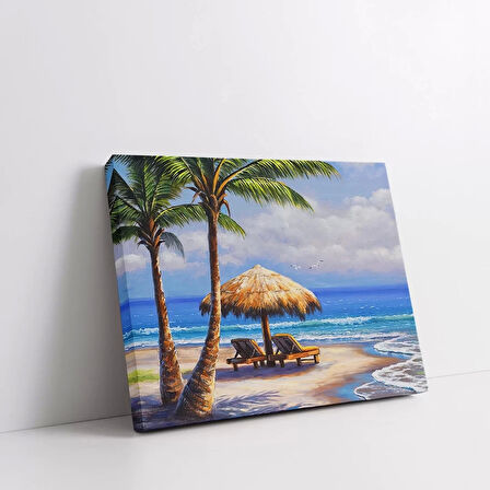 Tropik Sığınak Kanvas Tablo