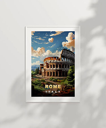 Çerçevesiz Poster Antik Roma Kolezyumu