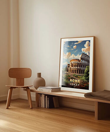 Çerçevesiz Poster Antik Roma Kolezyumu