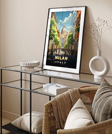 Çerçevesiz Poster İtalya'nın Modası