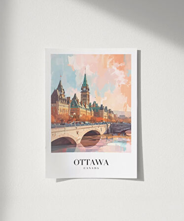 Çerçevesiz Poster Kanada Ottawa i