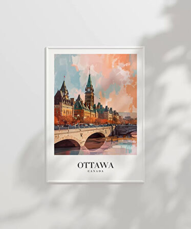 Çerçevesiz Poster Kanada Ottawa i