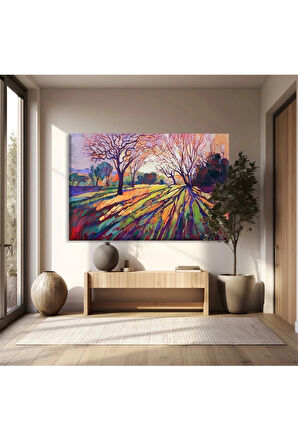 Yeşilin Tonları Kanvas Tablo