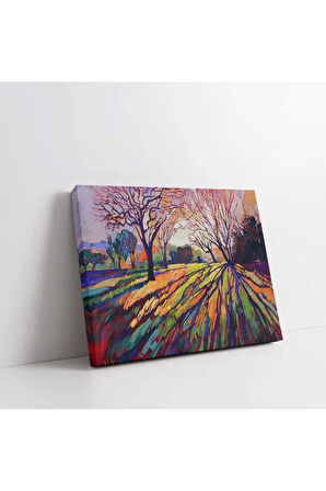 Yeşilin Tonları Kanvas Tablo