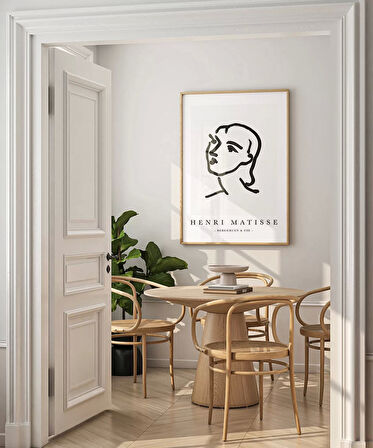 Çerçevesiz Poster Henri Matisse Soyut Portre
