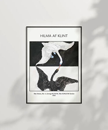 Çerçevesiz Poster Hilma Af Klint Kuğu
