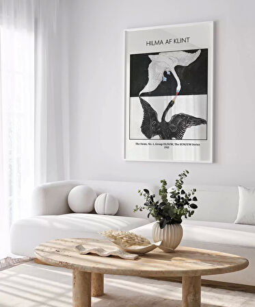 Çerçevesiz Poster Hilma Af Klint Kuğu