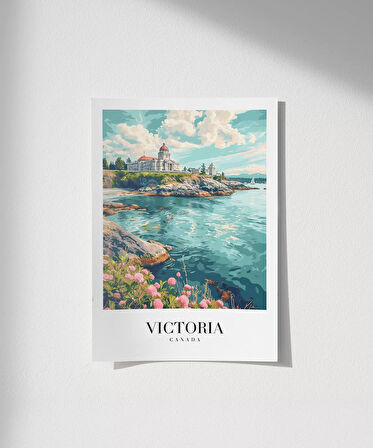 Çerçevesiz Poster Pasifik Kıyısında Victoria