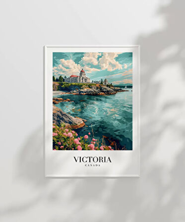 Çerçevesiz Poster Pasifik Kıyısında Victoria