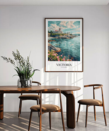 Çerçevesiz Poster Pasifik Kıyısında Victoria