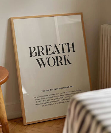 Çerçevesiz Poster Sakinlikte Güç