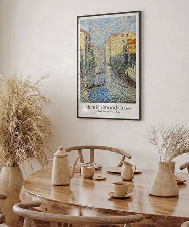 Çerçevesiz Poster Henri-Edmond Cross Venedikte Bir Kanal