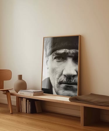 Çerçevesiz Poster Liderin Gözleri