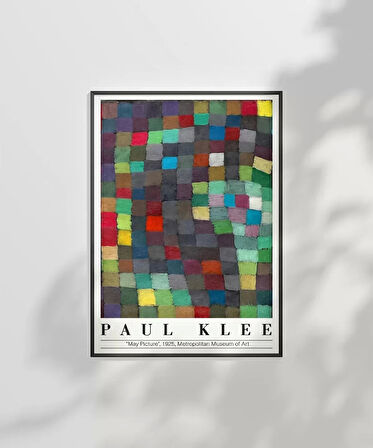Çerçevesiz Poster Paul Klee Mayıs Resmi