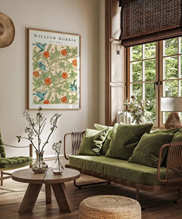 Çerçevesiz Poster William Morris Kafes Deseni
