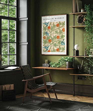 Çerçevesiz Poster William Morris Kafes Deseni