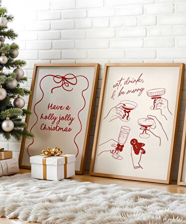 Çerçevesiz Poster Kokyle'nin Yılbaşı Coşkusu 2'li