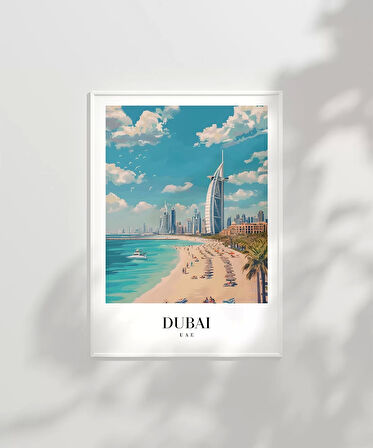 Çerçevesiz Poster Dubai'nin Lüks Sahilleri