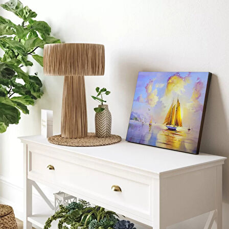 Yelkenli Yolculuğu Kanvas Tablo